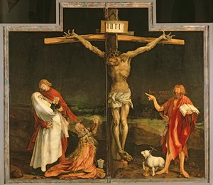 A Crucificação, do Retábulo de Isenheim, c.1512-15